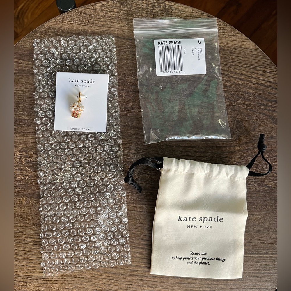 NEW Kate Spade One In A Million Popcorn Charm - Picture 6 of 10